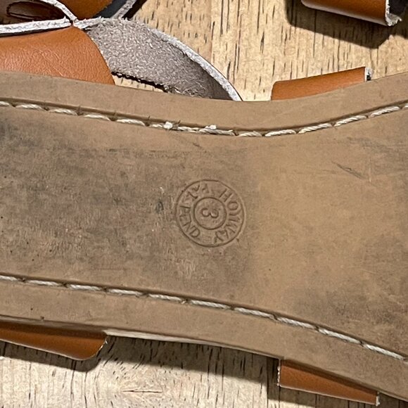 The Original Salt Water Hook & Loop, Tan Brown, Kids Size 3 - Picture 5 of 5